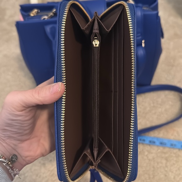 Elegant luxury Inspired Brand New Blue Tote Bag Set - Picture 12 of 12